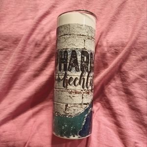 Handmade pharmacy tech sublimation tumbler 20oz.